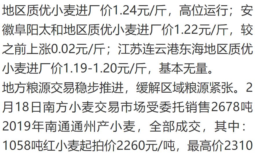 江苏大麦价格最新行情解析